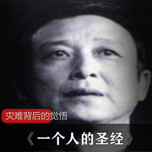 人文传记《一个人的圣经》灾难背后的觉悟